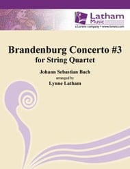 BRANDENBURG CONCERTO #3 PARTS cover Thumbnail